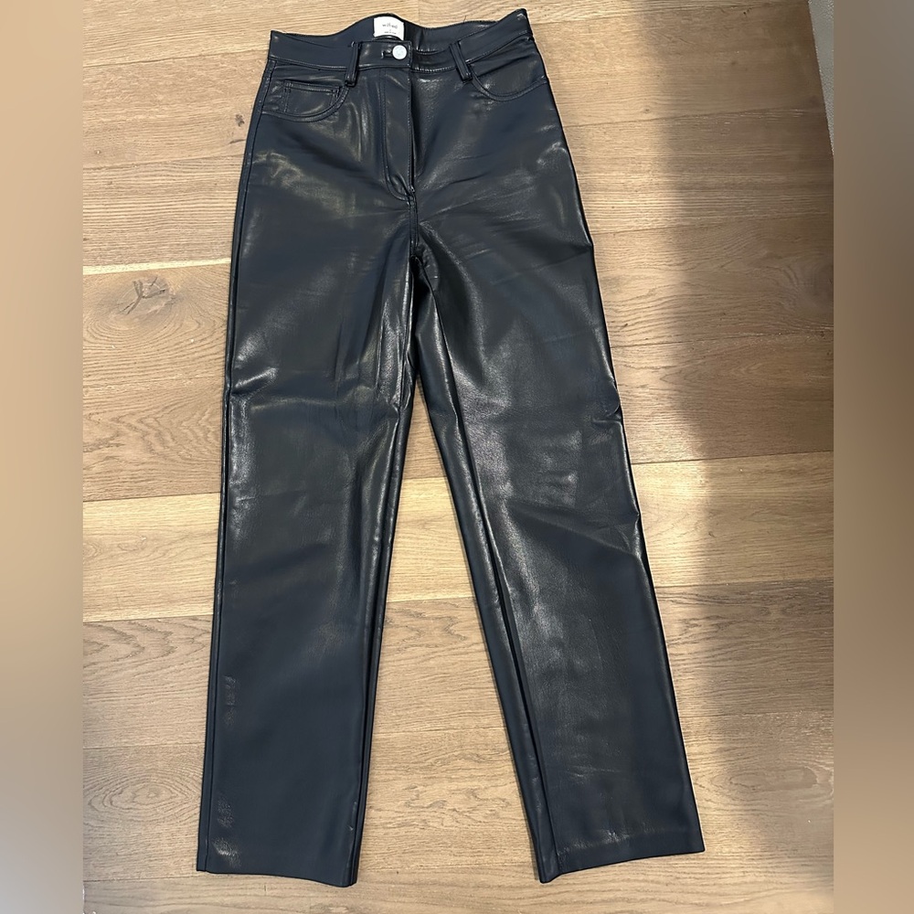 Aritzia Wilfred Leather Pants